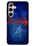 Atlanta braves wallpaper Samsung Galaxy S24 5G Case