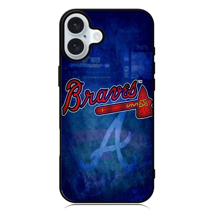 Atlanta braves wallpaper iPhone 16 Plus Case