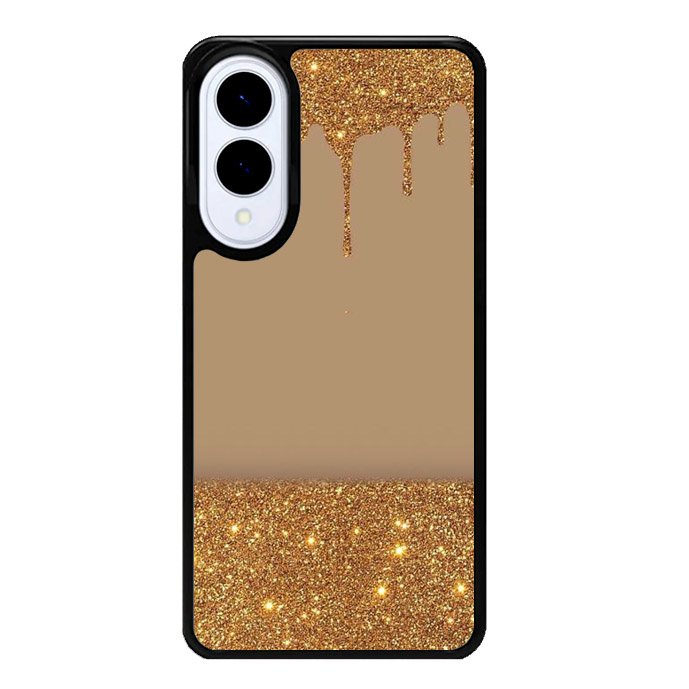 Dripping Gold Glitter Samsung Galaxy S25 Edge 5G Case OV4791