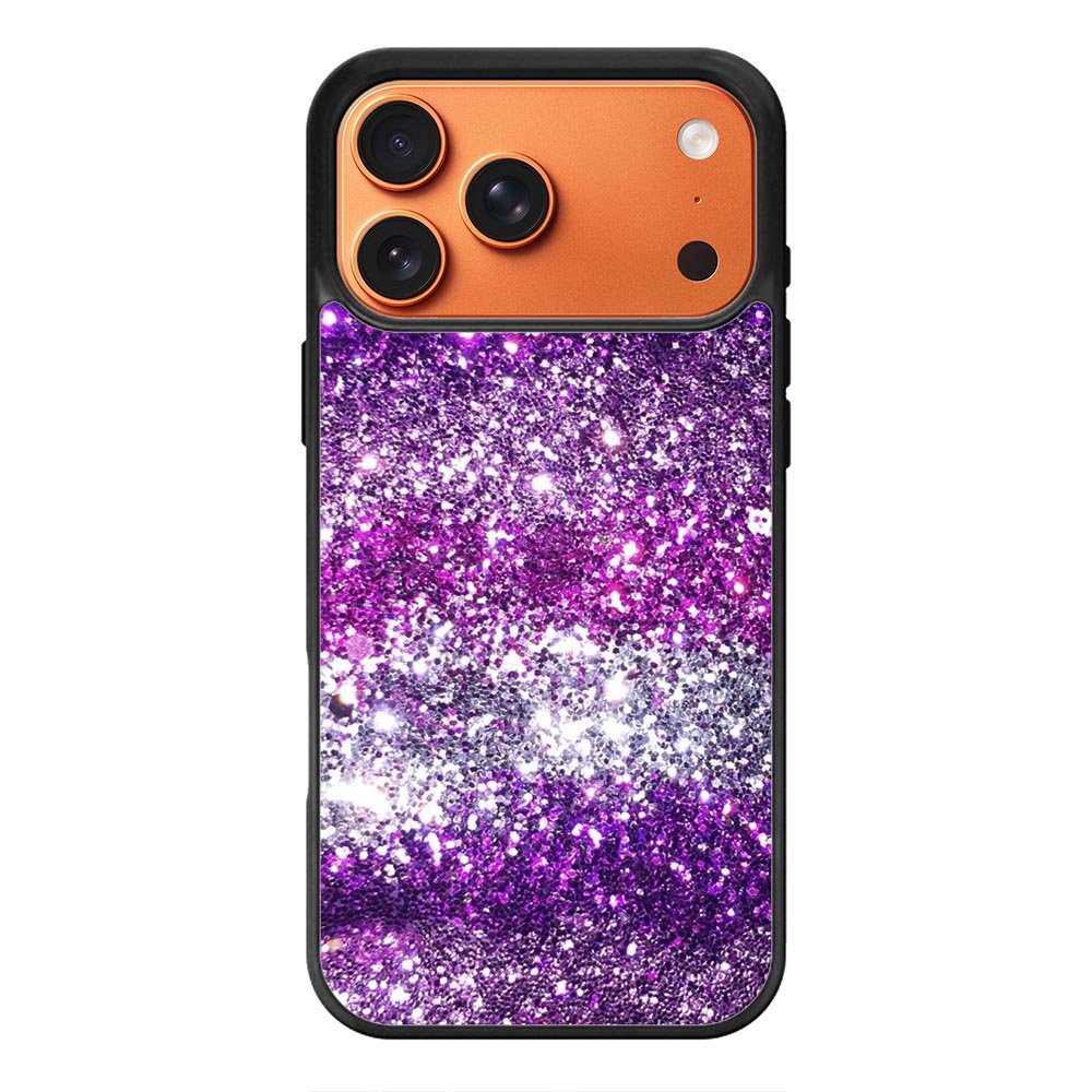 Pink Purple Silver Bling Sparkling Sparkles iPhone 17 Pro Case