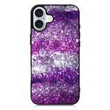 Pink Purple Silver Bling Sparkling Sparkles iPhone 16 Case