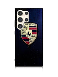 Porsche Logo Blue Background Samsung Galaxy S25 Ultra 5G Case QC2844