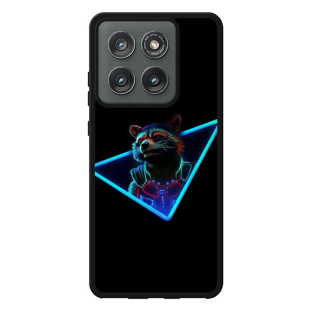 Rocket Raccoon Neon Motorola Moto Edge 2025 Case QC1920