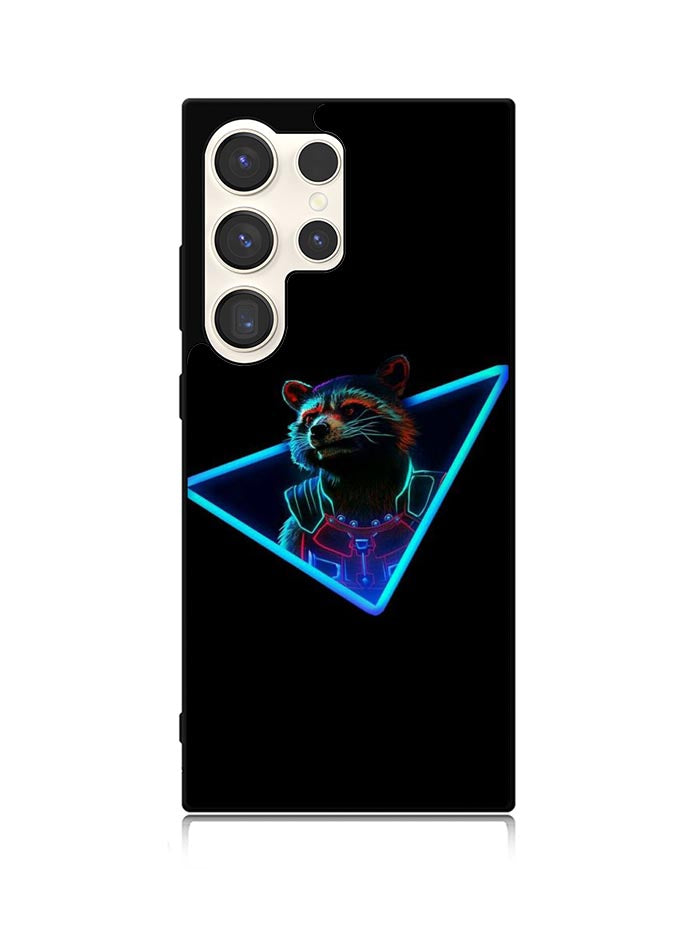 Rocket Raccoon Neon Samsung Galaxy S23 Ultra 5G Case QC1920