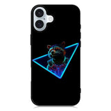Rocket Raccoon Neon iPhone 16 Plus Case QC1920