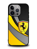 Yellow Ferrari Logo iPhone 16 Pro Case OV1921