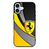 Yellow Ferrari Logo iPhone 16 Plus Case QC1921