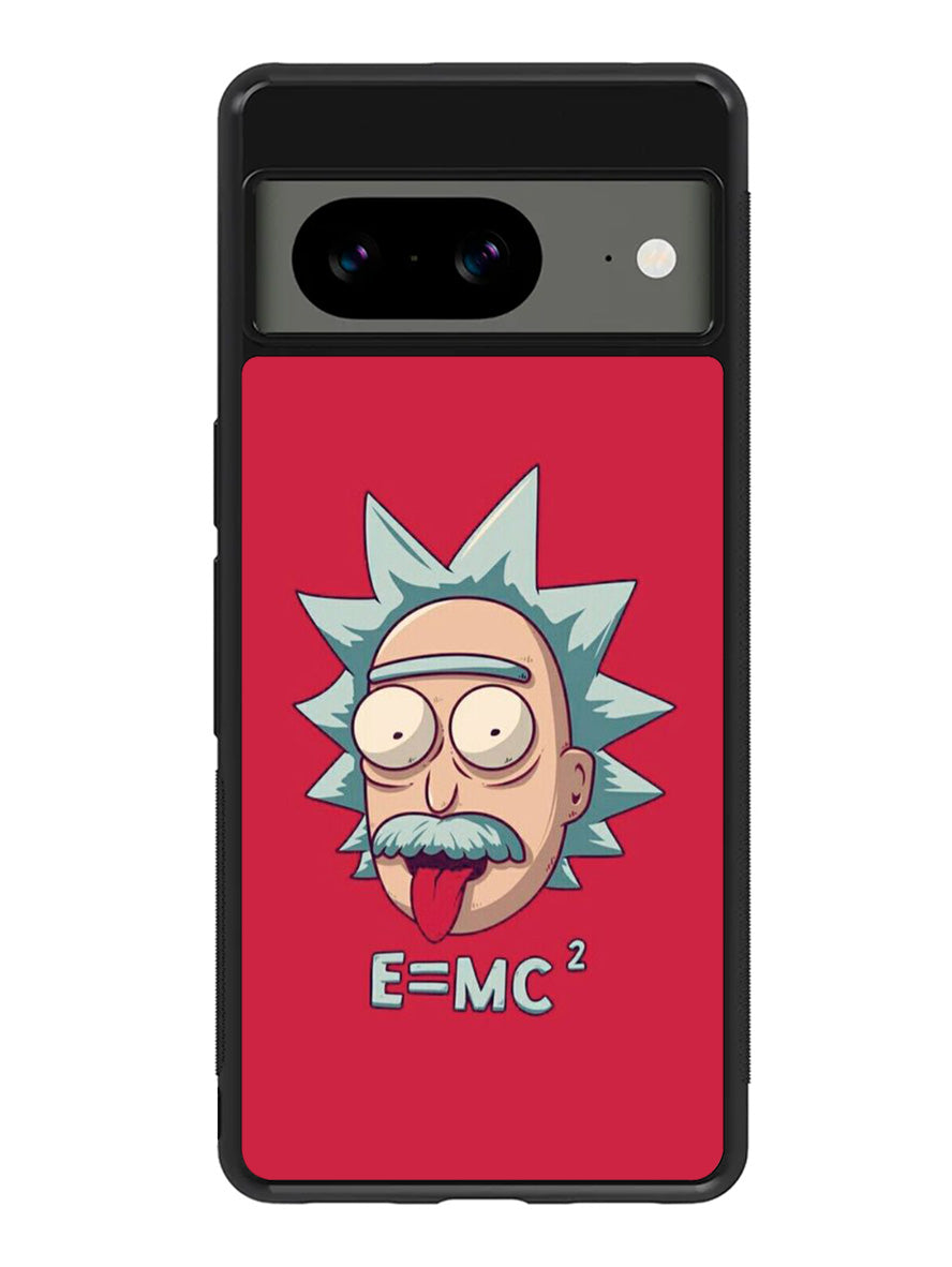 Rick With Albert Einstein Code Google Pixel 8A Case QC2701