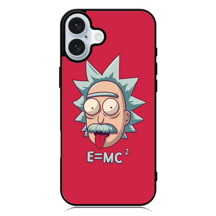 Rick With Albert Einstein Code iPhone 16 Plus Case QC2701