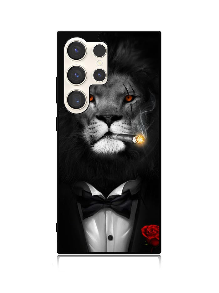 Big Boss Lion Flower Samsung Galaxy S23 Ultra 5G Case QC8530