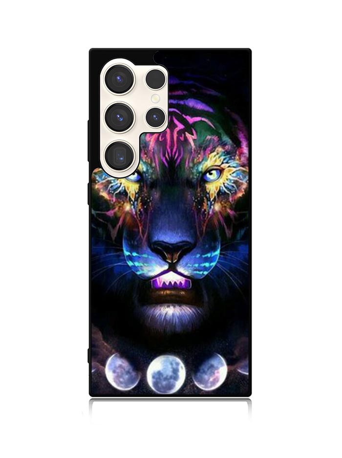 Tiger Neon Samsung Galaxy S23 Ultra 5G Case QC7776