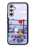BTS BT21 Cute Rooftop Samsung Galaxy A54 5G Case OV4270