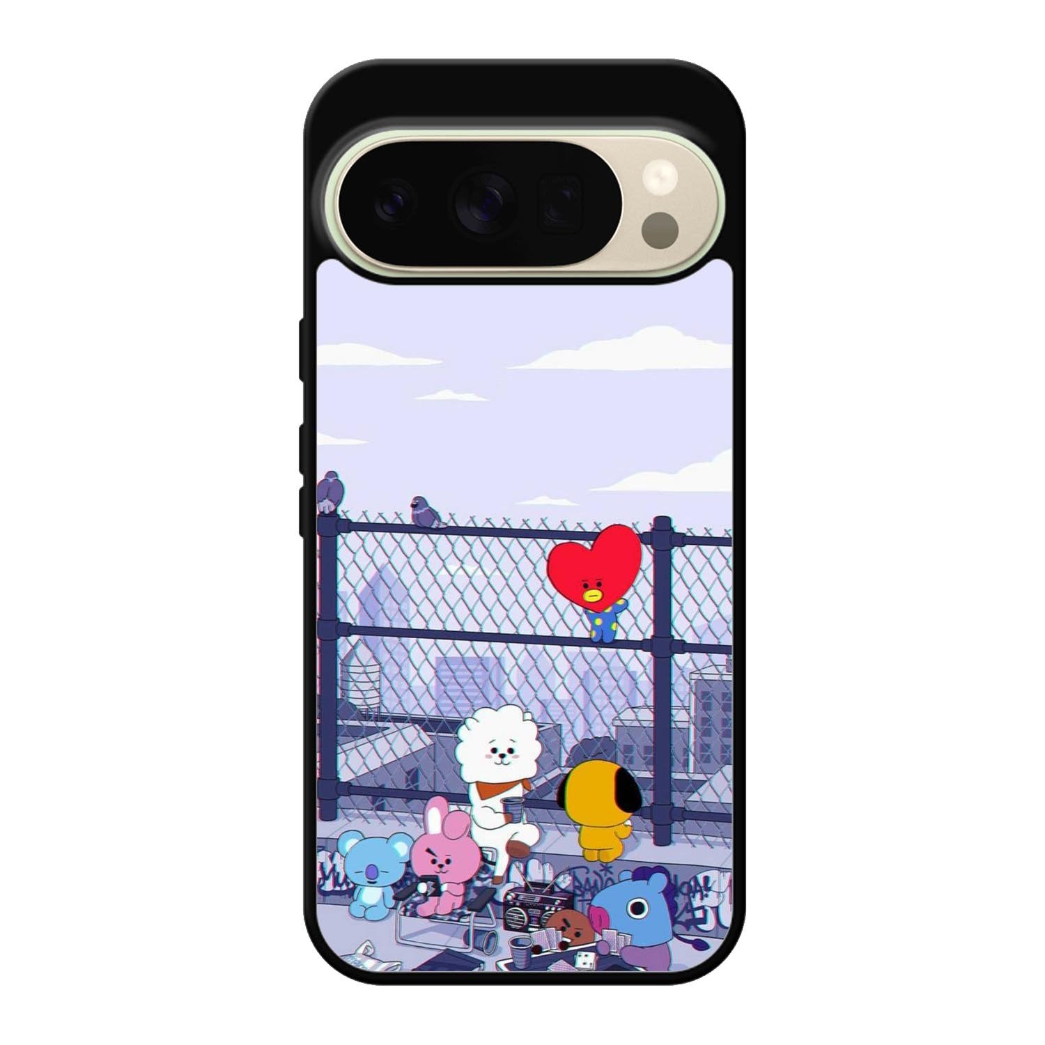 BTS BT21 Cute Rooftop Google Pixel 10 Pro XL Case OV4270