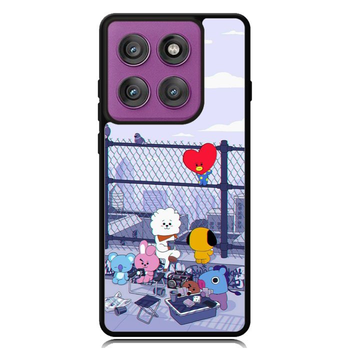 BTS BT21 Cute Rooftop Motorola Moto Edge 2025 | Moto Edge 60 Fusion | Moto Edge 60 Pro Case OV4270