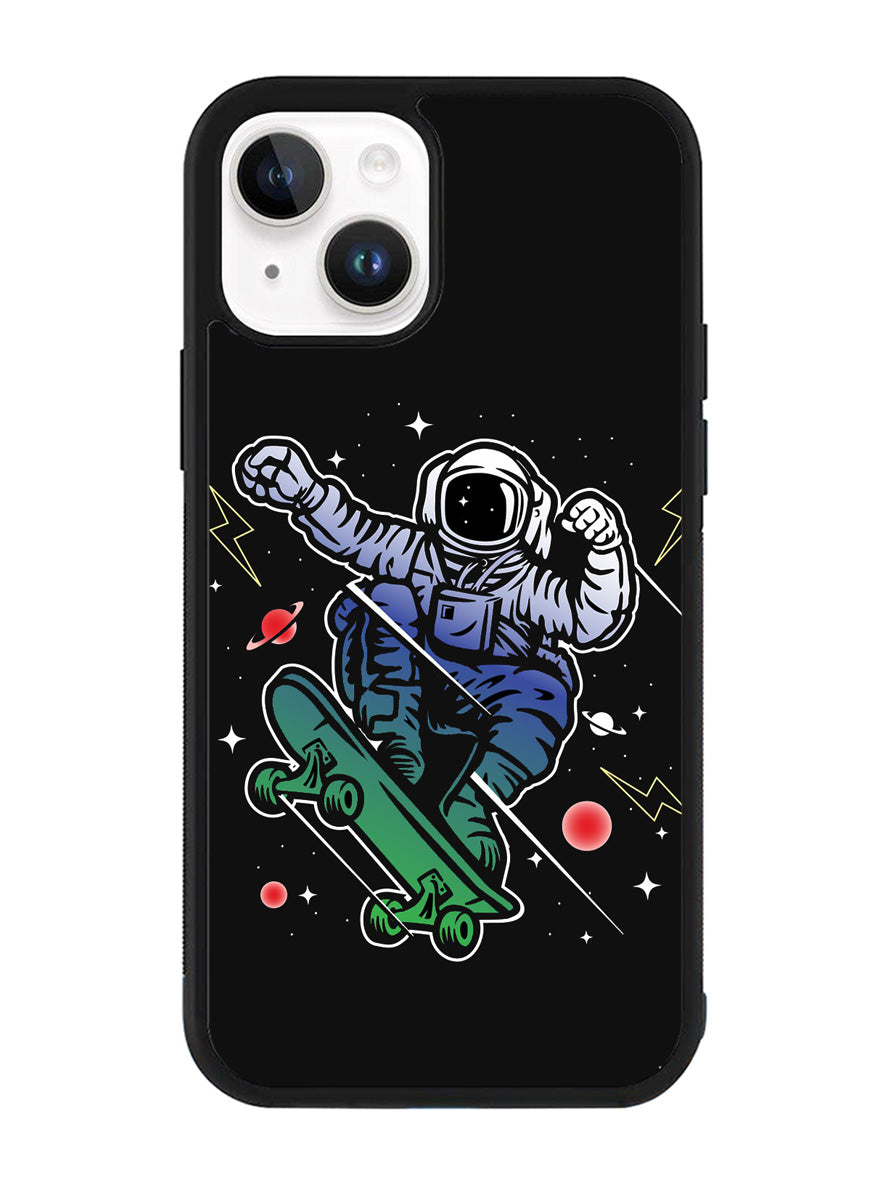 Astro Skateboard To Moon And Back iPhone 14 Case QC3893