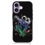 Astro Skateboard To Moon And Back iPhone 17 Case OV3893