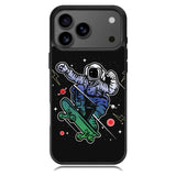Astro Skateboard To Moon And Back iPhone 17 Pro Case OV3893