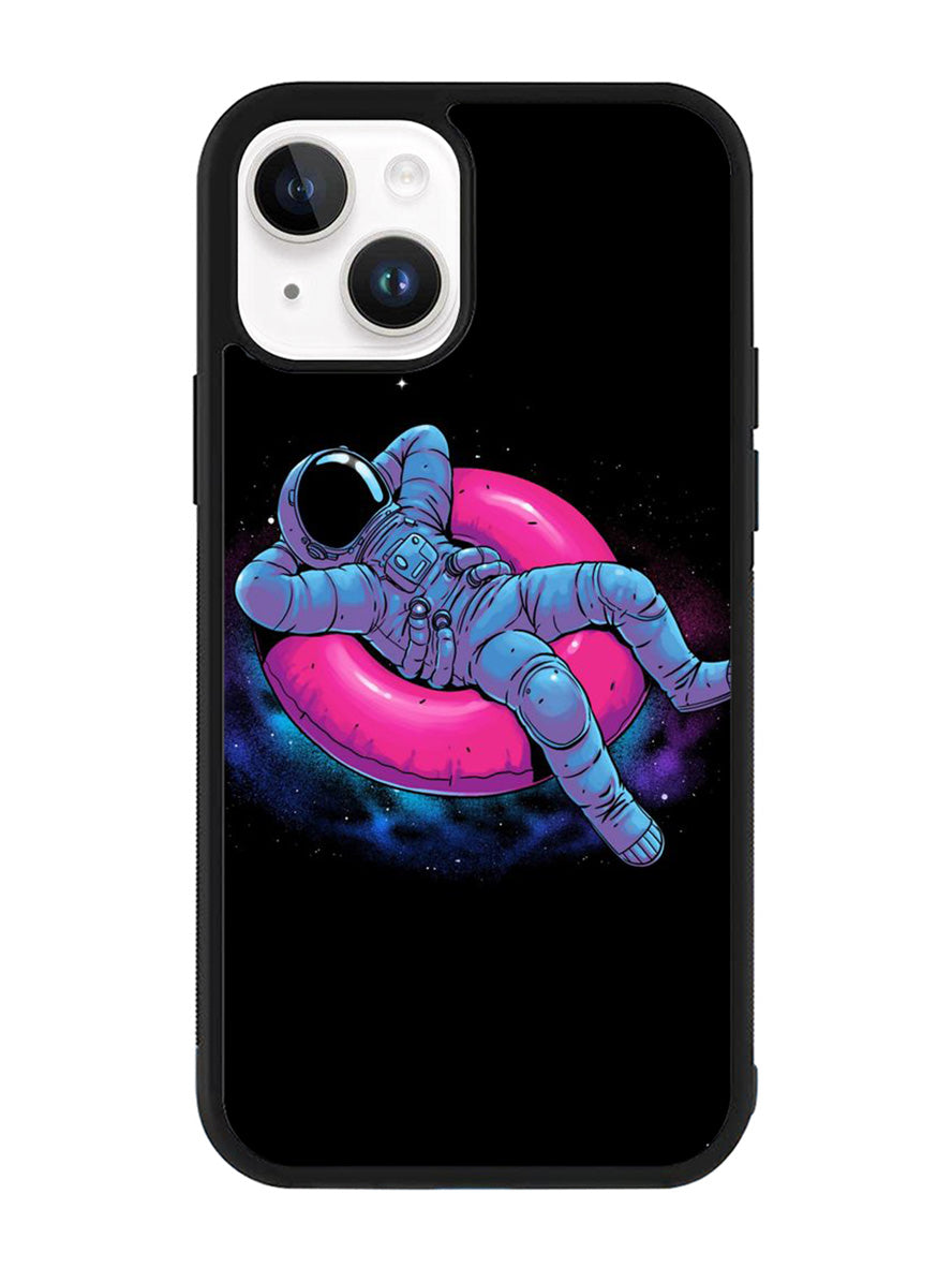 Astro Relax In Space iPhone 14 Plus Case QC3895