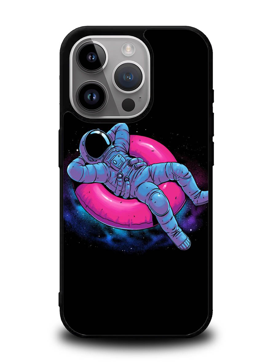 Astro Relax In Space iPhone 14 Pro Case QC3895