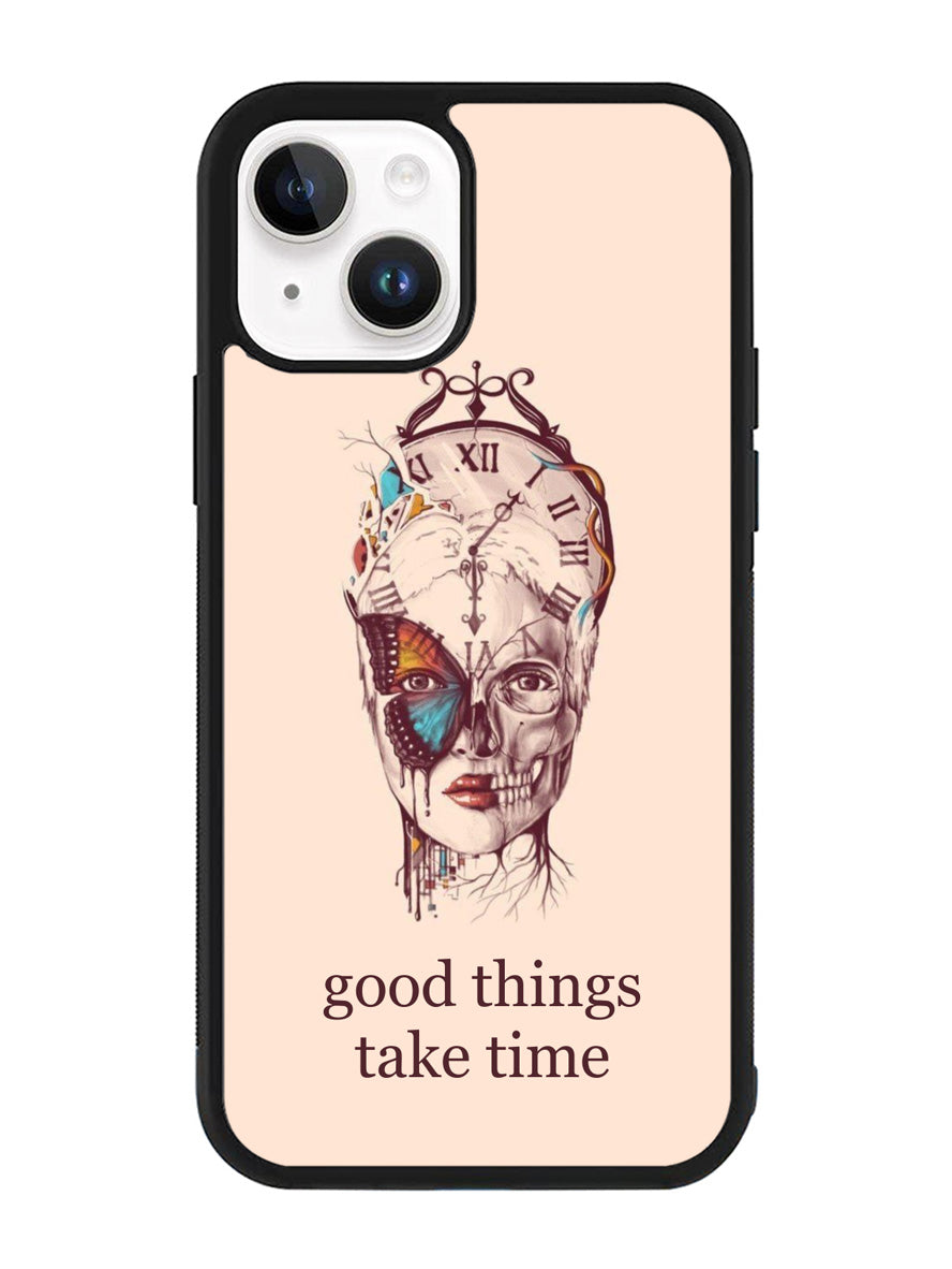 Good Things Take Time iPhone 15 Case OV8299