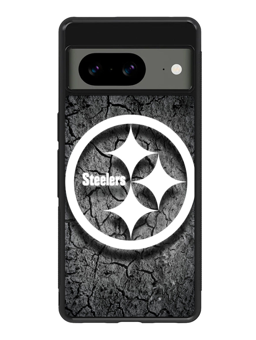 Steelers black and white Google Pixel 8A Case QC6899