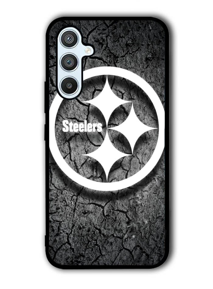 Steelers black and white Samsung Galaxy A54 5G Case OV6899