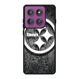 Steelers black and white Motorola Moto Edge 60 Pro Case OV6899