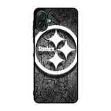 Steelers black and white Samsung Galaxy A07 Case OV6899