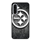 Steelers black and white Samsung Galaxy A36 5G Case OV6899