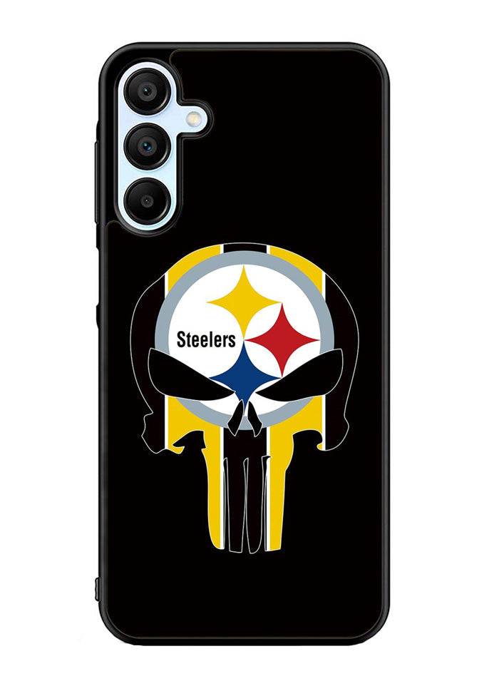 Pittsburgh Steelers skull flags Samsung Galaxy A35 5G Case OV2852