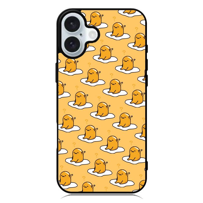 Gudetama Pattern iPhone 16 Plus Case QC7029