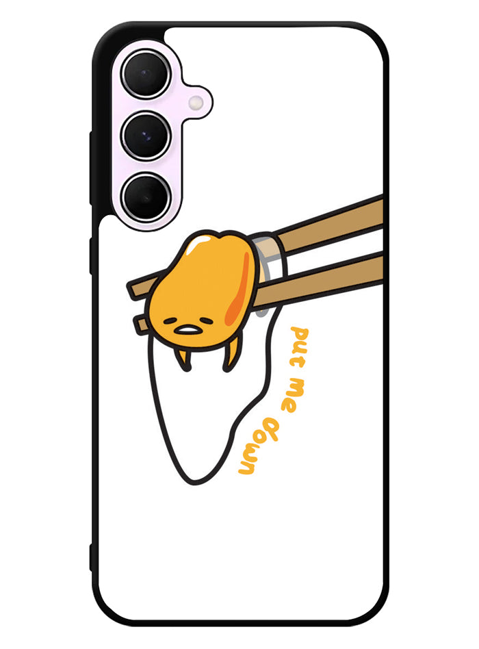 Put Me Down Gudetama Samsung Galaxy A35 5G Case