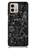Doodle Grey Cool Motorola Moto G Stylus 5G 2023 Case OV7100