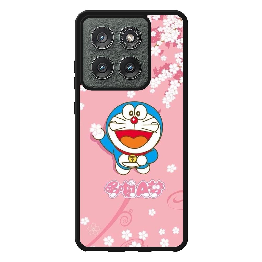 Doraemon Pink Sakura Summer Motorola Moto Edge 2025 Case QC7092