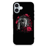 Star Wars Kylo Ren Helmet and Roses iPhone 16 Plus Case