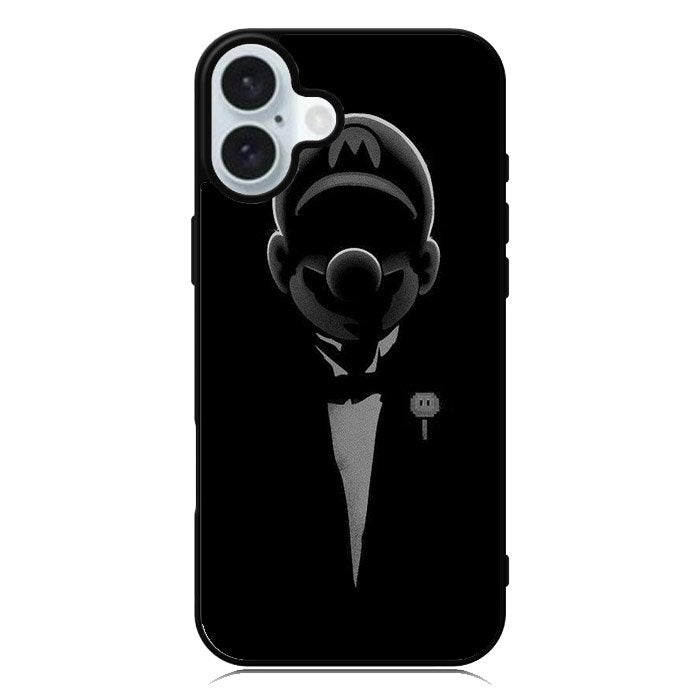 Mario Bros Black iPhone 16 Plus Case QC3399