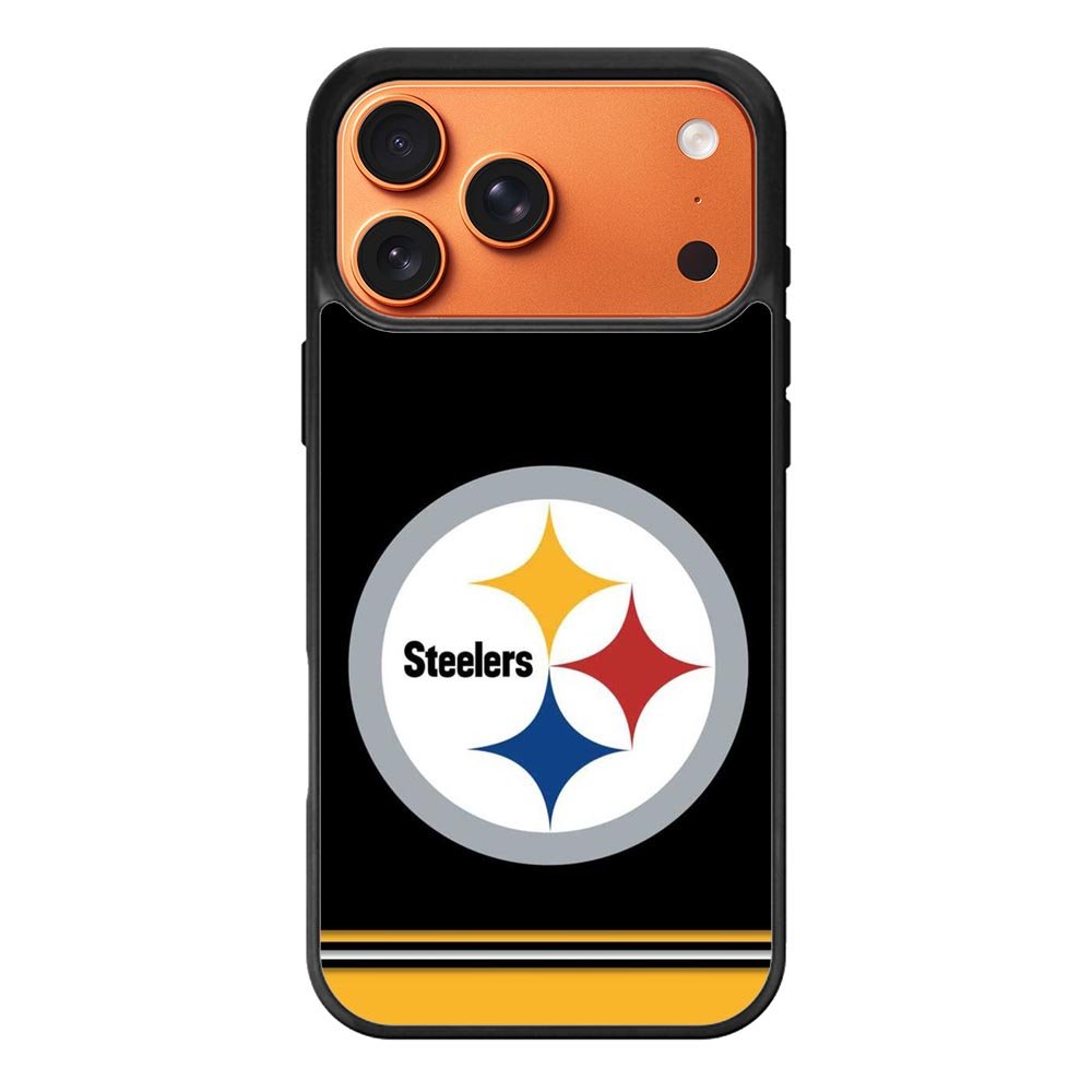 Pittsburgh Steelers Logo Strip iPhone 17 Pro Case