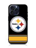Pittsburgh steelers Logo Strip iPhone 15 Pro Case OV2883