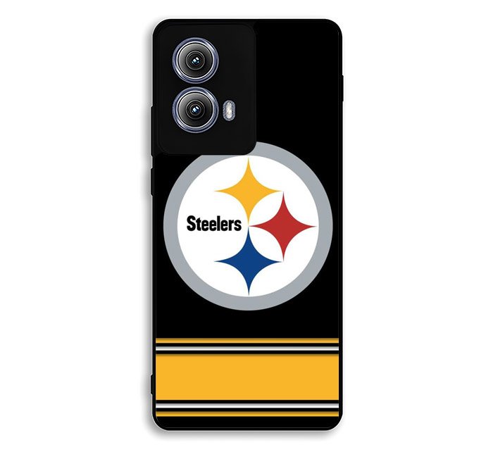 Pittsburgh Steelers Logo Strip Motorola Moto Edge 2024 Case OV6337