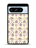 Pusheen The Cat Moon Pattern Google Pixel 8 Pro Case QC6948