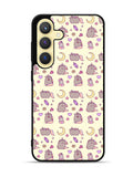 Pusheen The Cat Moon Pattern Samsung Galaxy S23 FE 5G Case QC6948