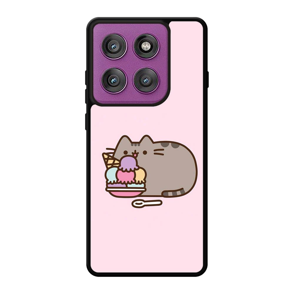 Pusheen The Cat Ice Cream Motorola Moto Edge 60 Pro Case QC6946