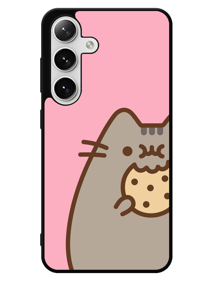 Pusheen The Cat Cookies Samsung Galaxy S25 5G Case