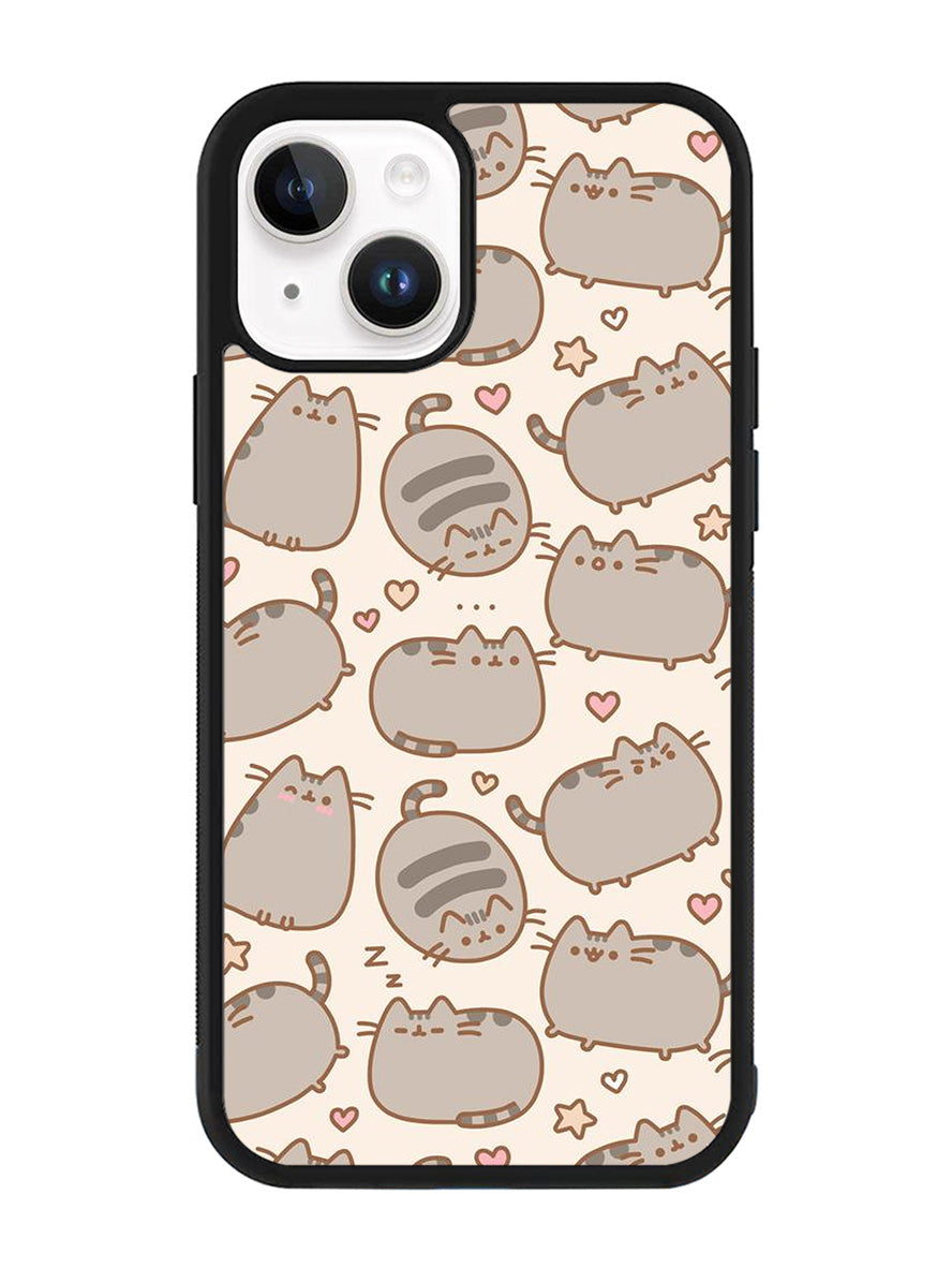 Pusheen The Cat Pattern iPhone 15 Case OV6950