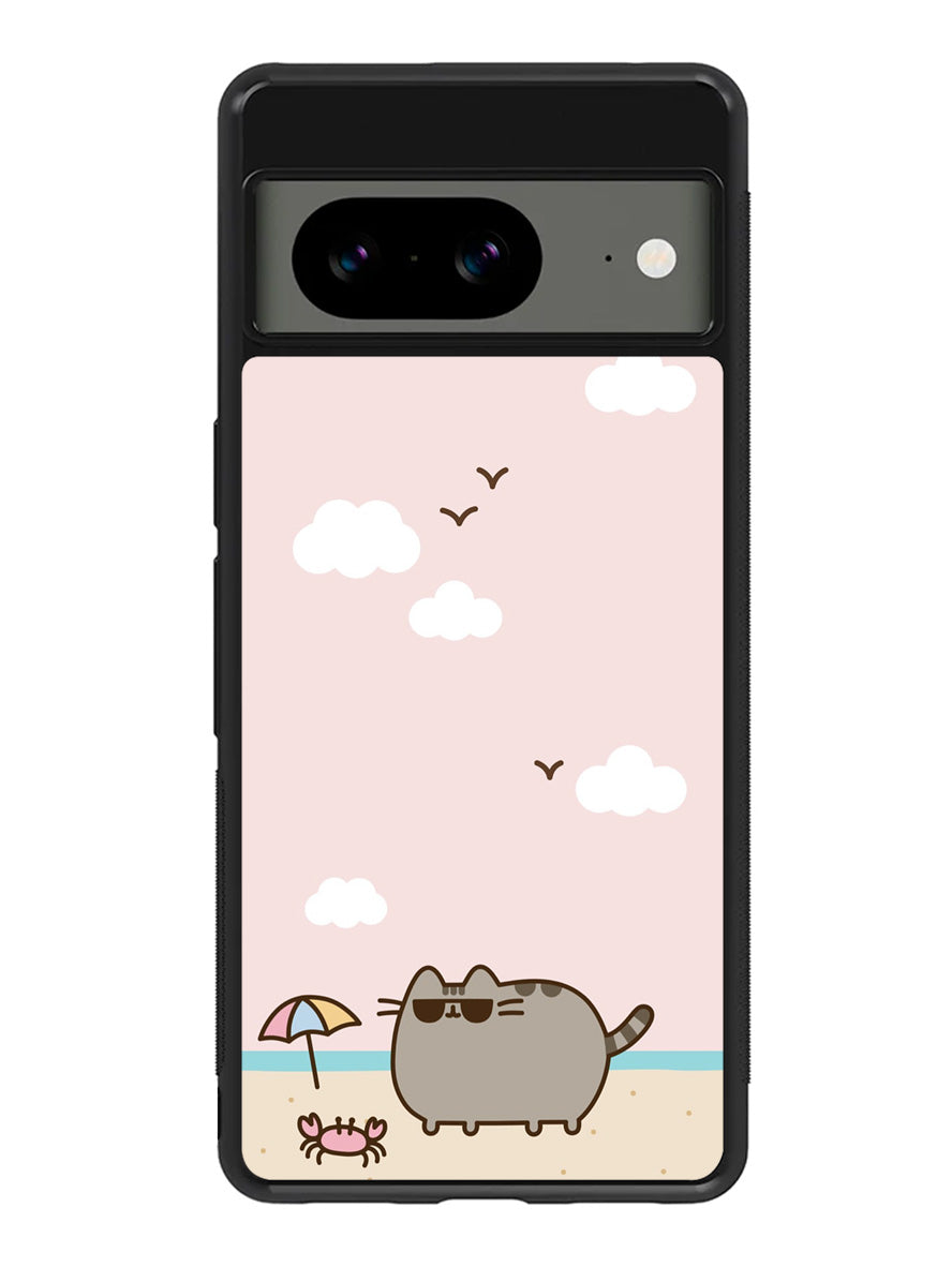 Pusheen The Cat Cool Summer Google Pixel 8A Case QC6933