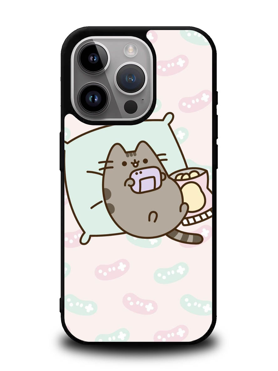 Pusheen The Cat Enjoy Gaming iPhone 16 Pro Max Case