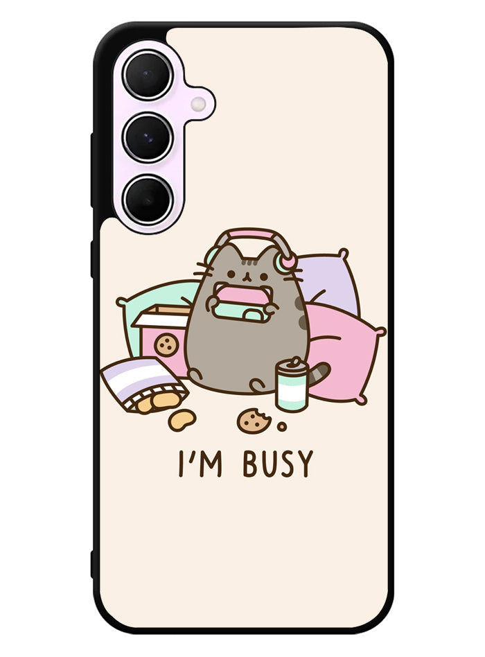 Pusheen The Cat Very Busy Samsung Galaxy A55 5G Case