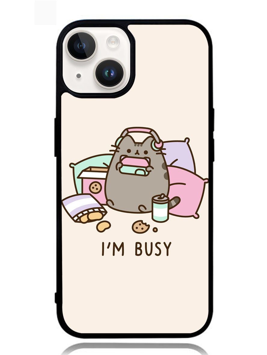 Pusheen The Cat Very Busy iPhone 14 Plus Case OV0983