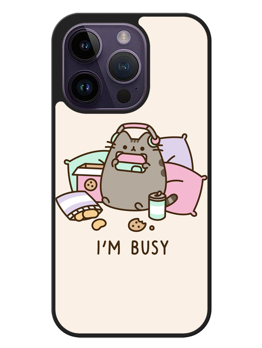 Pusheen The Cat Very Busy iPhone 14 Pro Case OV0983