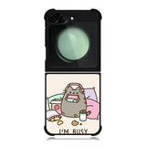 Pusheen The Cat Very Busy Samsung Galaxy Z Flip 6 Case